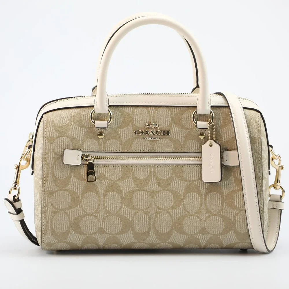 Coach Signature Rowan Satchel Crossbody - Picture 1 of 4